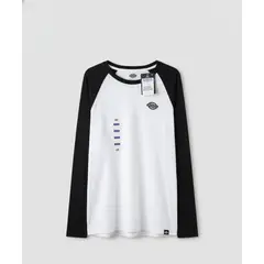 DICKIES - POLO BLANCO CON MANGAS NEGRAS