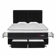 FORLI - Dormitorio Iridio 4 Cajones Gris 2 Plz