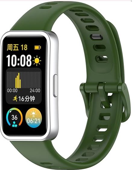 Correa de Silicona para Huawei Band 8 - VERDE
