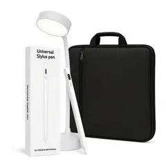 GENERICO - Combo Productividad LED Flexible + Stylus Pen Premium + Funda Laptop 15.6 a 16”