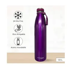 THERMOS - BOTELLA TOMATODO 1LT MORADO