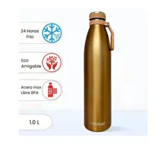 THERMOS - BOTELLA TOMATODO 1LT DORADO