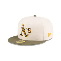 NEW ERA - Gorra 59Fifty MLB Oakland Athletics Hemp Natural Beige