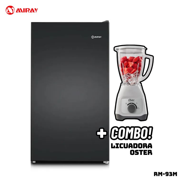 FRIGOBAR 93 L NEGRO - RM-94M + LICUADORA OSTER BLSTKAGWRD