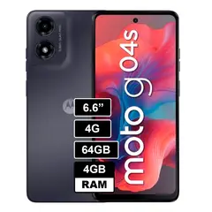 MOTOROLA - Moto G04S 4GB 64GB Negro