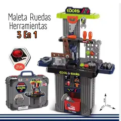 GENERICO - Juguete Kit De Herramientas Para Niños Maleta Ruedas