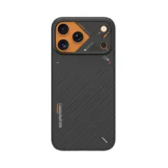 AULUMU - Case iPhone 17 Pro Fibra Aramida Con Magsafe Negro