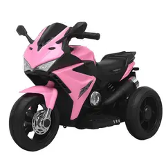 GENERICO - Trimoto Electrica para Niños MT-888 + Luces Moto Carro