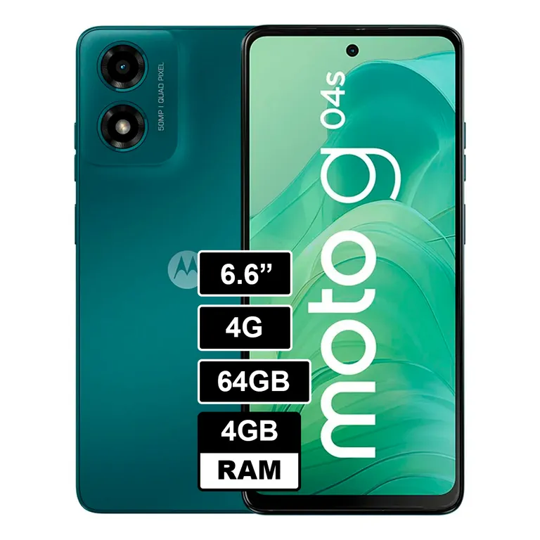 Smartphone Moto G04S 4GB 64GB Verde