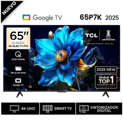 TCL - Televisor QLED 65 UHD 4K Smart TV 65P7K
