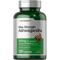 BE NATURAL - Horbaach Ashwagandha Maxima pureza y potencia maxima 120 caps