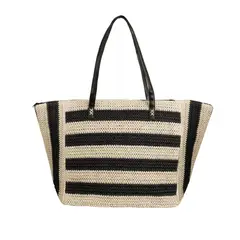 IMPULS - Bolso Paja Mujer Negro Naia12