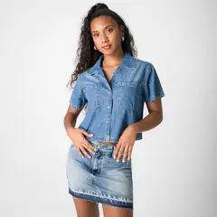 SQUEEZE - Blusa Denim Mujer Inira