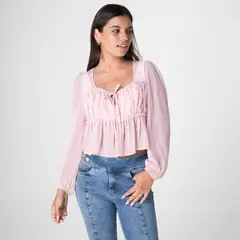 SQUEEZE - Blusa Gasa Mujer Kaija
