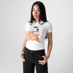 SQUEEZE - Polo Jersey Full Lycra Mujer Willi-Snoopy