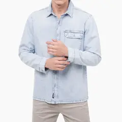 Gzuck - Camisa Denim Hombre Linx
