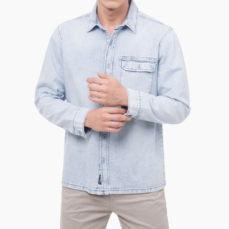 Camisa Denim Hombre Linx