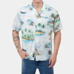 GZUCK - Camisa Popelina Hombre Tulmot