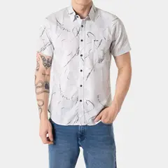 GZUCK - Camisa Popelina Stretch Hombre Adelx