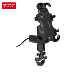 MOTOWOLF - PORTA CEL 8 AGARRES CON CARGADOR B.TIM