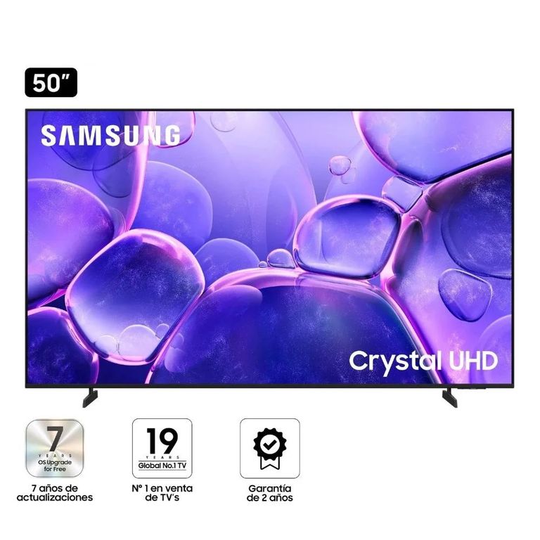 Televisor 50" Crystal 4K UHD U8000F Smart TV (2025)