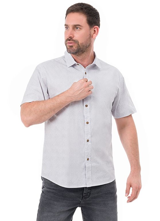 Camisa Clasico Popelina Stretch Luiser 0009 Mc Hombre