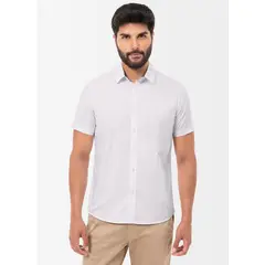 NORTON - Camisa Clasico Popelina Stretch Paulino 4 Mc Hombre