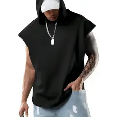 GENERICO - Polo Hombre Urbano Oversize Con Capucha