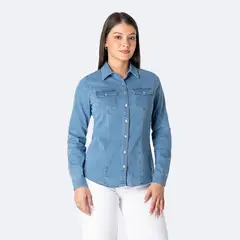 PIONIER - Blusa Denim Mujer Oris