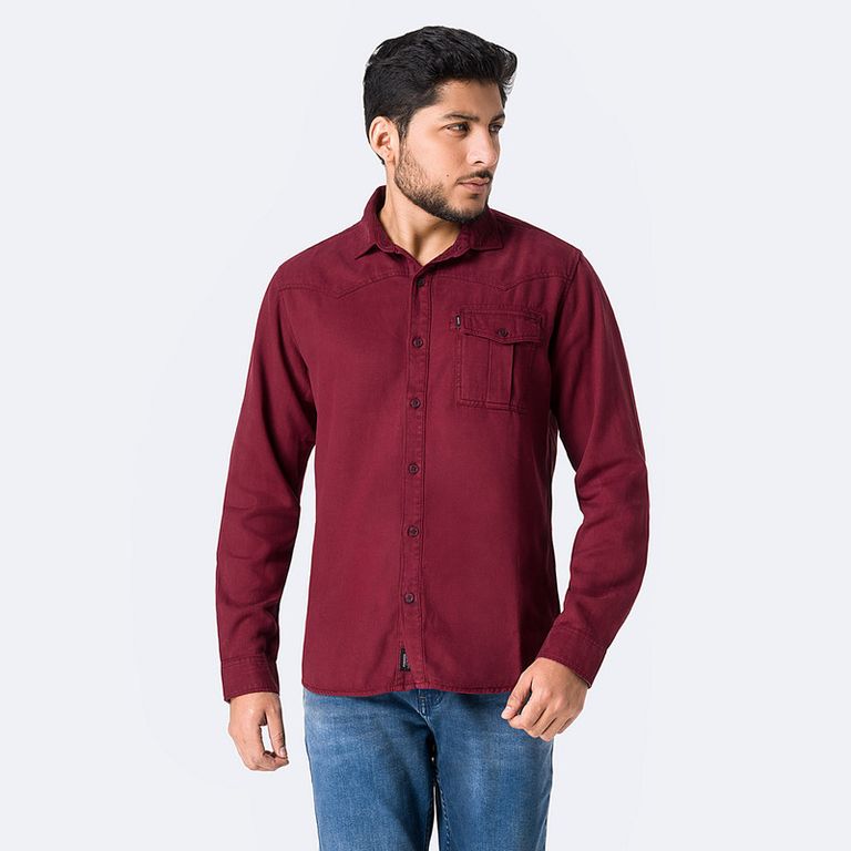 Camisa Moda Drill Blexh Hombre