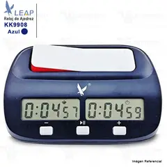 GENERICO - Reloj Temporizador de Ajedrez LEAP KK9908 Azul