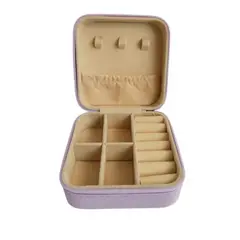 GENERICO - JOYERO VIAJERO ORGANIZADOR ARETES ANILLOS