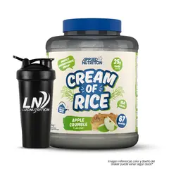 APPLIED NUTRITION - Crema de Arroz 2 Kg Cream of rice - Apple Crumble + Shaker