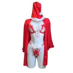 GENERICO - LENCERÍA MAMANOELA DE ENCAJE NAVIDAD CON BATA