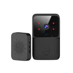 GENERICO - Timbre Inteligente Inalámbrico Camara HD Para Exterior Vision Nocturna Casa Segura Wifi 24g