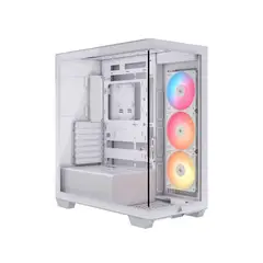 CORSAIR - Caja Mid Tower ATX 4000D Airflow Blanca con Vidrio Templado y