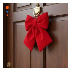 GENERICO - Cinta de Terciopelo Rojo para Decoración Festiva 16x20cm Y+Ligas Regalo