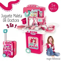 GENERICO - Juguete Maleta Doctora 3 en 1