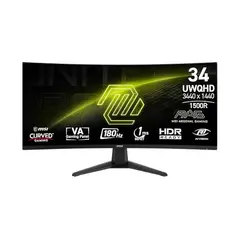 MSI - Monitor MAG 346CQ de 34 UltraWide 3440x1440 VA con HDMI y Displa