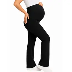 GENERICO - Buzo palazo Flare Embarazo y maternidad material algodon french terry