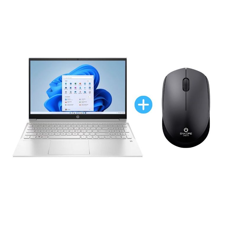Combo Laptop Pavilion 15-eg2506la Core i7 512GB 12GB + Mouse Enkore URBAN 24GHz EKM 203K