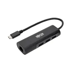GENERICO - Hub Usb Type-C Tripp-Lite U460-003-3A1Gb, 3 Puertos Usb 3.1 Y Rj45, Velocidad De 5 Gbps, P