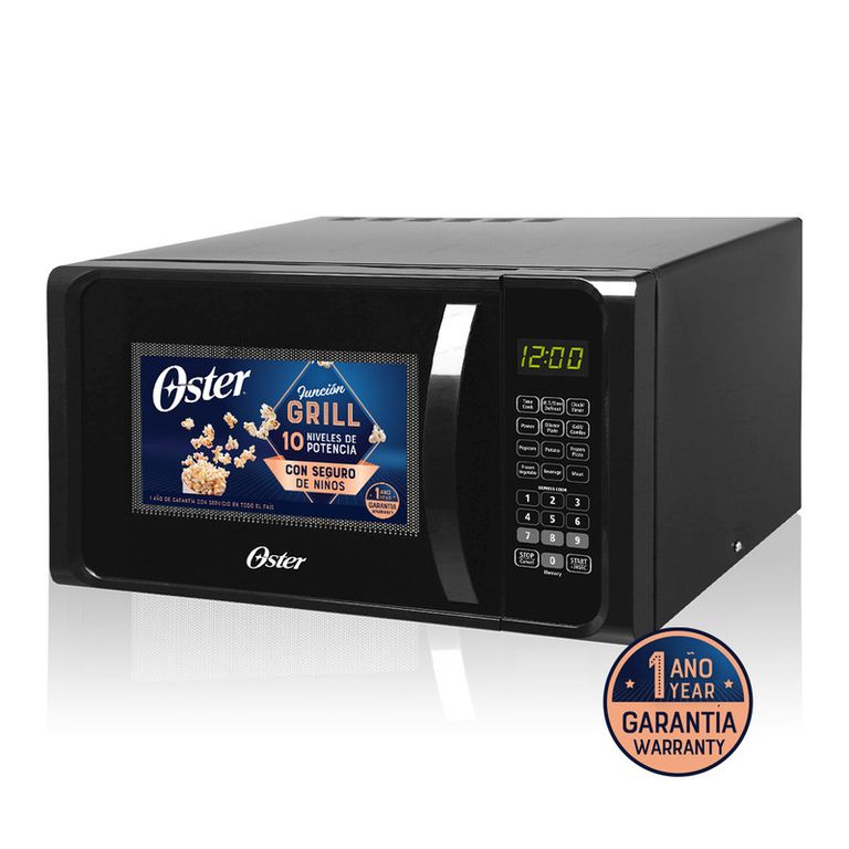 HORNO MICROONDAS POGGM3902G 25LTS GRILL NEGRO
