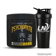 INSANE LABZ - Psychopath 30 servicios - pre entreno psychotic - fruit punch + shaker