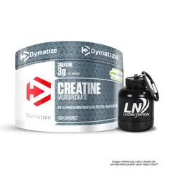 DYMATIZE - Creatina 300 g - Creatina Monohidratada sello Creapure + Portaproteina