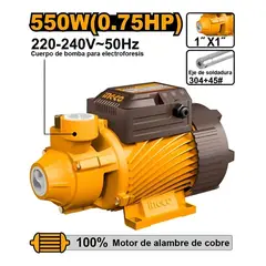 INGCO TOOLS - BOMBA DE AGUA PERIFÉRICA INGCO 550W 075HP VPM55068-5