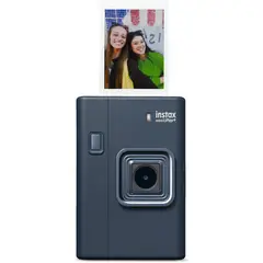 FUJIFILM - INSTAX MINI LiPlay+ Hybrid Instant Camera - Midnight Blue