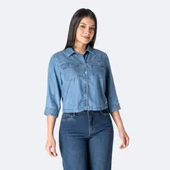 PIONIER - Blusa Denim Mujer Leilam Bri
