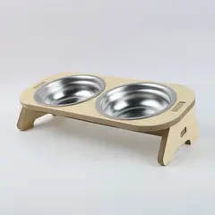 PIA COPELLO STORE - Plato Elevado Doble para Mascota