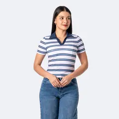 PIONIER - Polo Rib Mujer Xianca